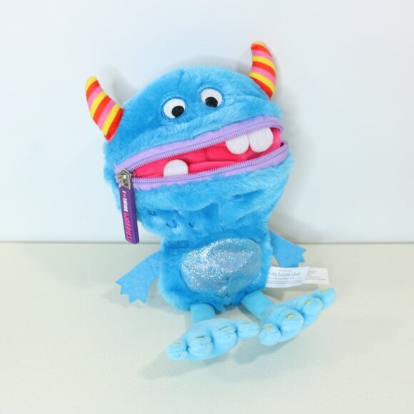 Make Believe Ideas The Very Hungry Worry Monster Zippered Mouth Pocket Plush Toy - Picture 12 of 12